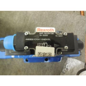 Origin REXROTH DIRECTIONAL VALVE # H-4WEH25D64/OF6EW110N9EDK25L